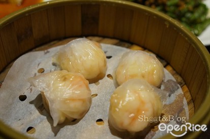 Steamed Prawn Dumpling “Ha Kao” (4 pcs) @$4.80