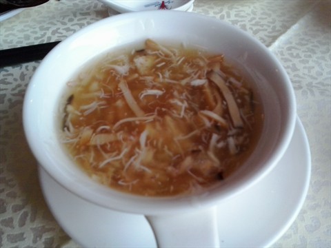 Braised Crab Meat with Dried Seafood Soup