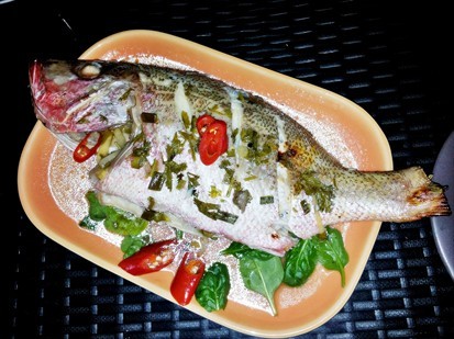 Red Snapper With Chilli, Ginger And Gin