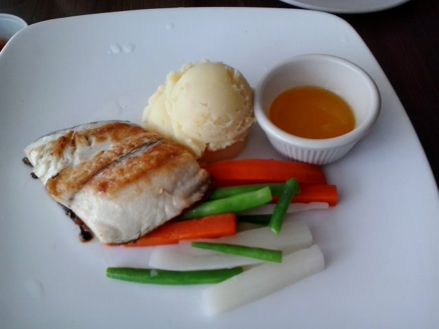 Grilled Baramudi Fish