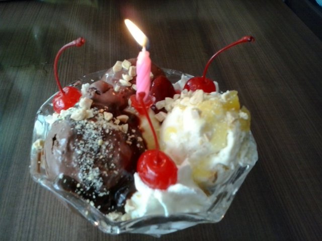 Birthday Firehouse Sundae