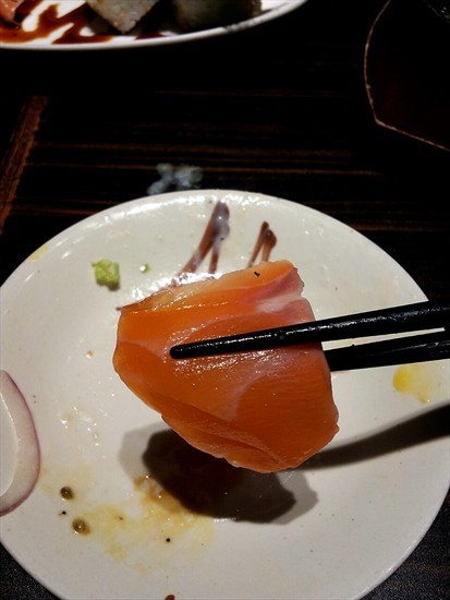Salmon Sashimi - Upclose
