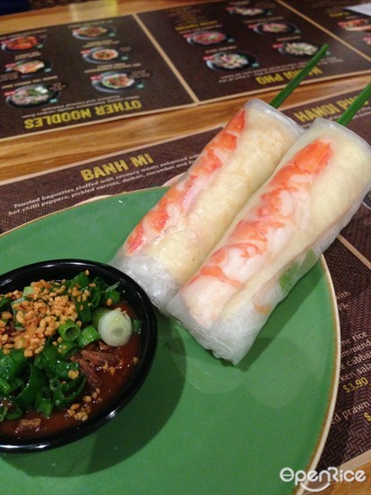 Vietnamese spring rolls