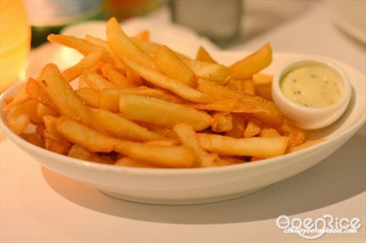 Duck Fat Fries served Truffle Mayonnaise