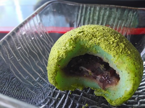 Check out the red bean filling