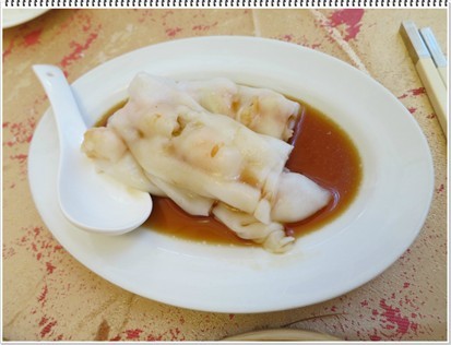 Steamed Chee Cheong Fun with Prawns