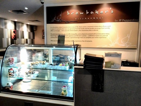 Front counter of the restaurant