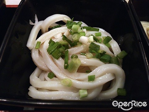 Cold Udon in Soy Sauce