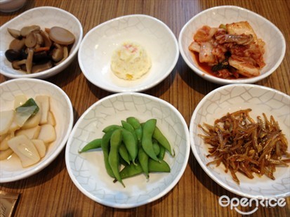 The array of Side Dishes