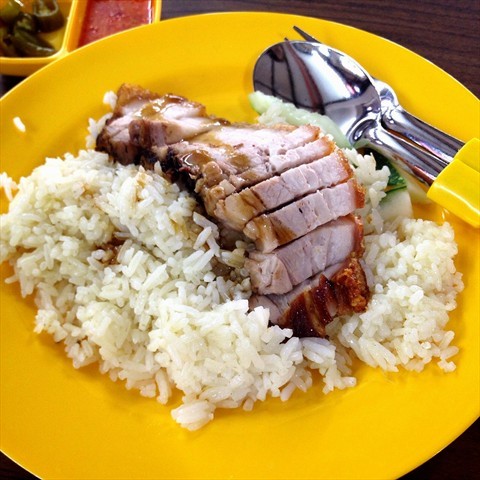 roasted pork rice