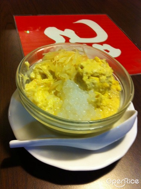 Durian with Pomelo Sago