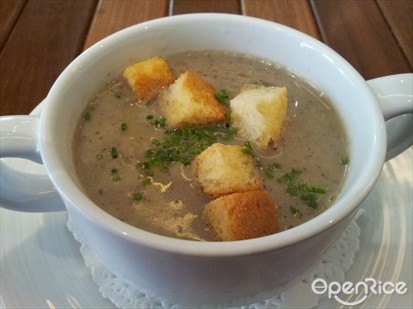Soup of the day - Cream of Mushroom