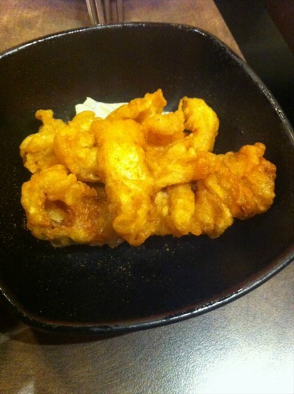 Deep Fried Cuttefish with Curry powder
