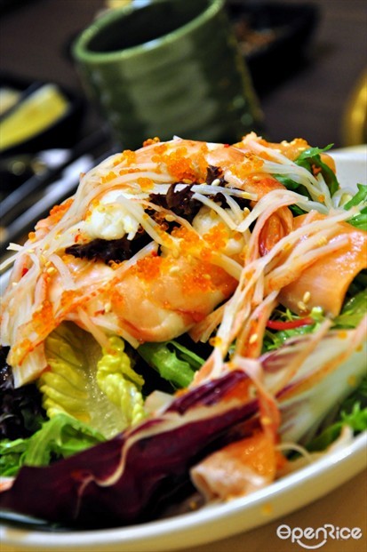 Arashi Kaisen Salad (Seafood Salad) - $15.80