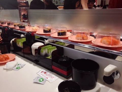 Sushi on Conveyor Belt