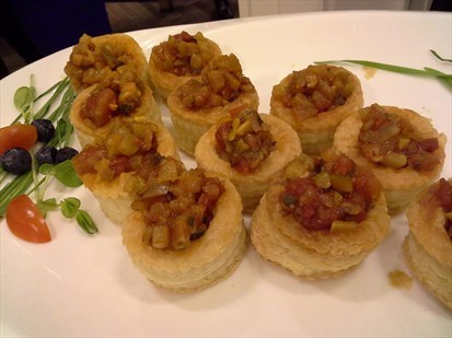 Mixed vegetable puff