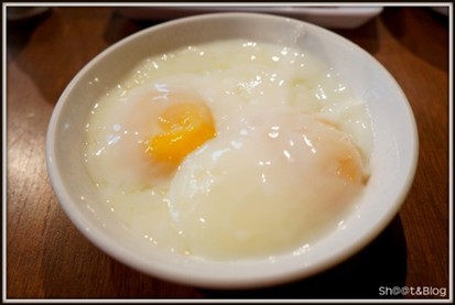 Half-boiled egg