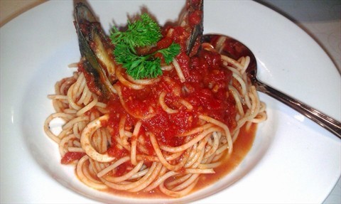 Seafood Paradise Italiano Spaghetti ($13.90)