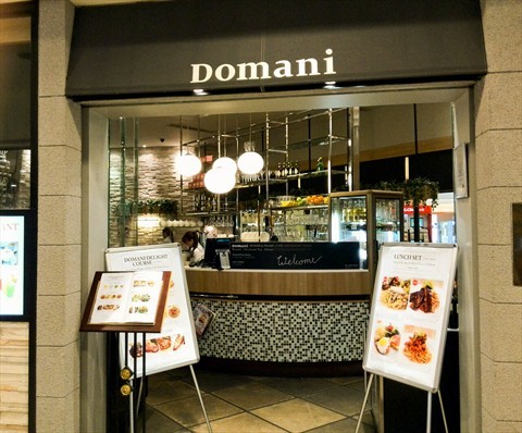 Entrace of Domani at the Ngee Ann CIty