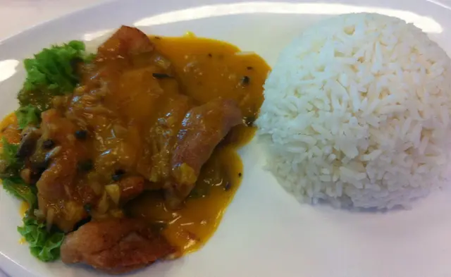 Chicken Chop with Portugal Sauce - $13.80