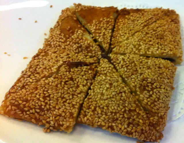 Pan Fried Red Bean Pancake - $8