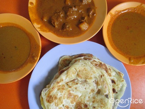 Great curry and prata