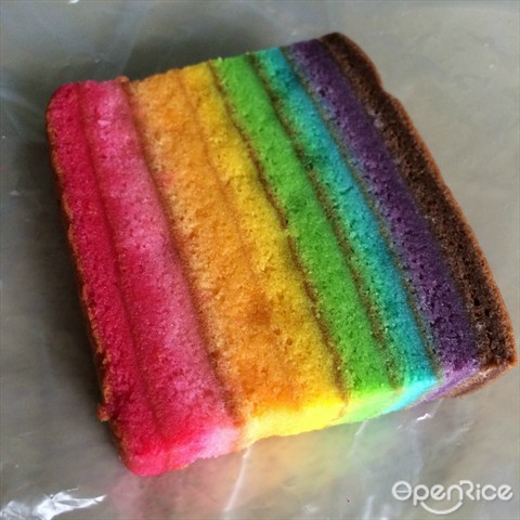 Rainbow Kueh Lapis, $1.40