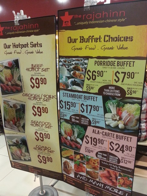 buffet prices