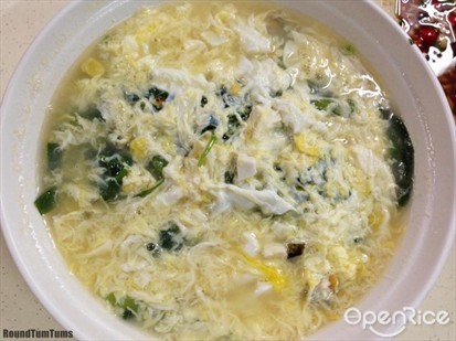 SPINACH WITH 3 EGG