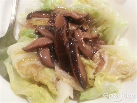 lettuce with mushroom