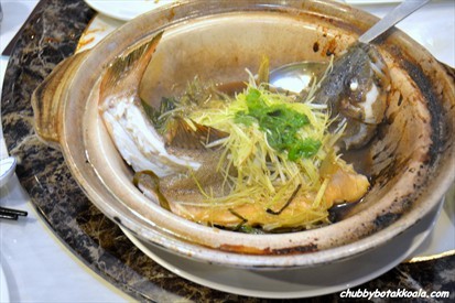 Fish baked in Claypot with Chef Tan In-house recipe