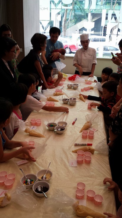 Cupcake-making session for kids