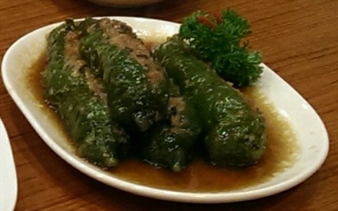 Green Chilli Stuffed with Minced Pork