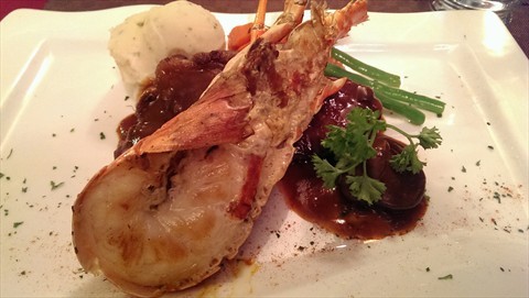 Half Lobster & NZ Sirloin Steak Combo