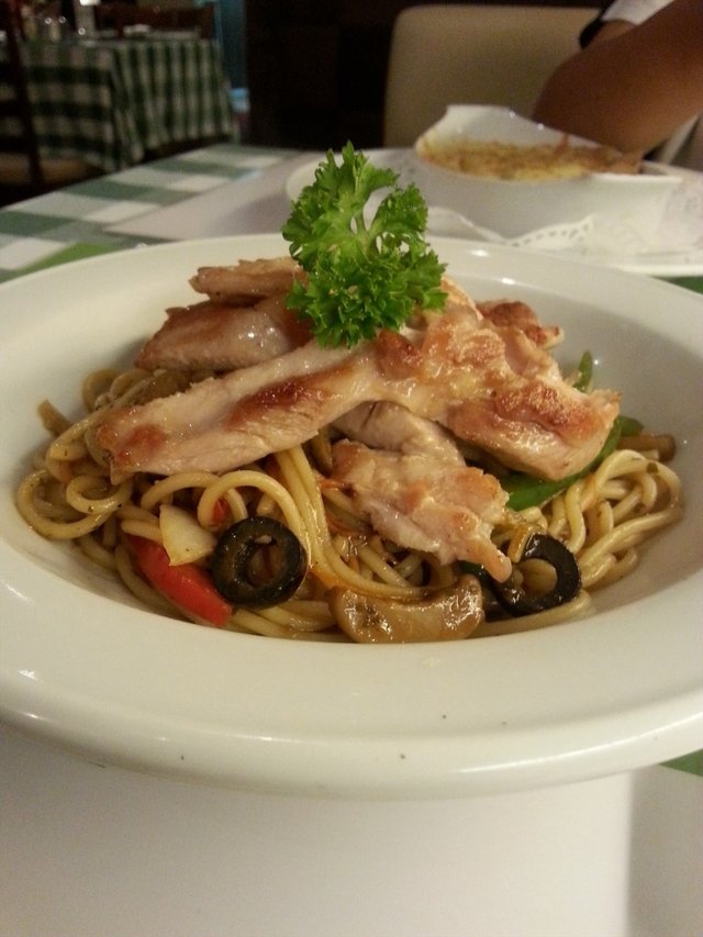 Chicken Aglio Olio