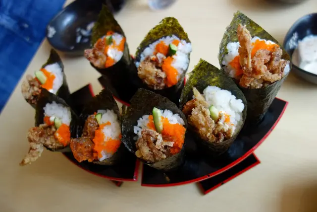 Spider Temaki (Soft Shell Crab Handroll)