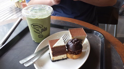 Petite Cakes and Matcha Spin