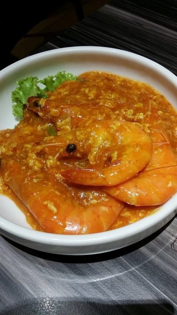 Prawn with Chilli Sauce