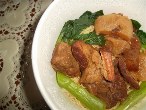 HK Braised Beef Noodles (Dry)