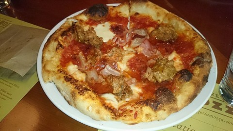 Meatball & Pepperoni Pizza