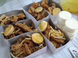 5 boxes of 3 pieces chicken set at $5.60 each