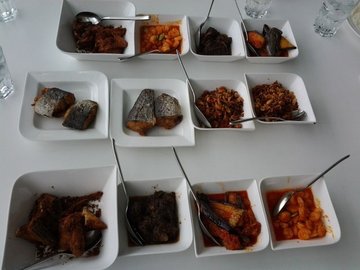 Buffet Spread on the dining table