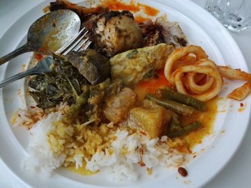My plate of yummy food!