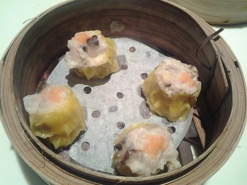Steamed Pork and shrimp dumplings