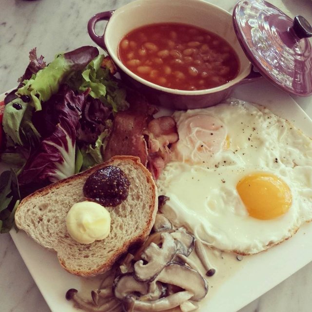 Settlement Brunch with Sunset Egg $24