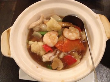 Claypot Seafood Veggies