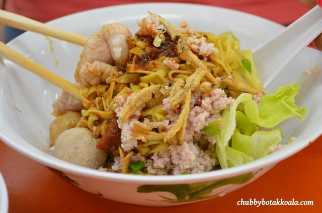 Mee Pok Dry - Spicy