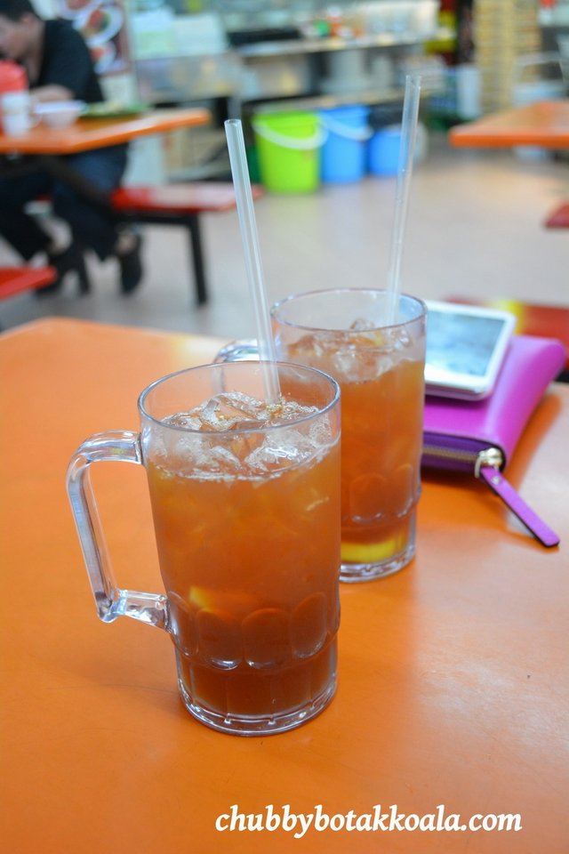 Ice Lemon Tea (from drink stall)