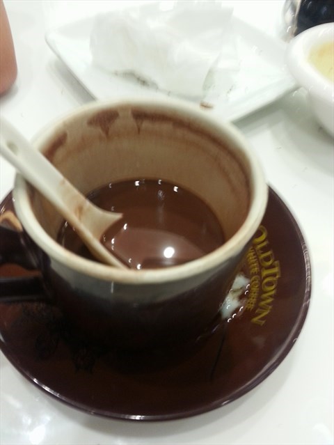 hot chocolate, not nice