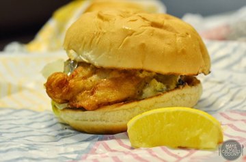 2 piece crispy fish burger